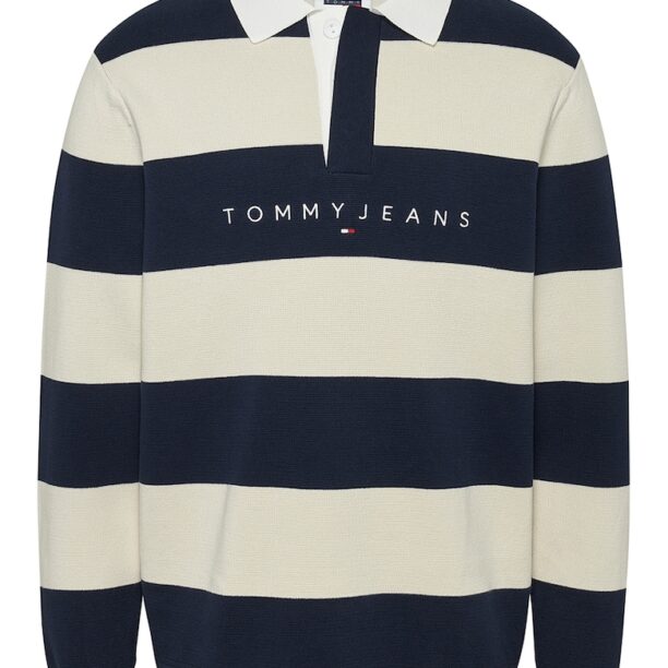 Пуловер от органичен памук на райе Tommy Jeans