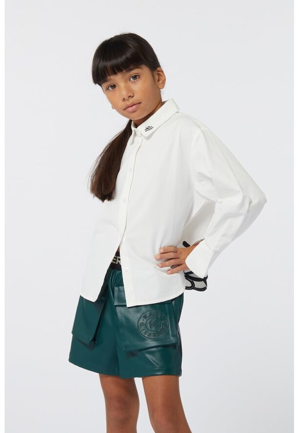 Риза с лого KARL LAGERFELD KIDS