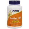 Рициново масло - Castor Oil 650 мг. - 120 капсули - NOW FOODS