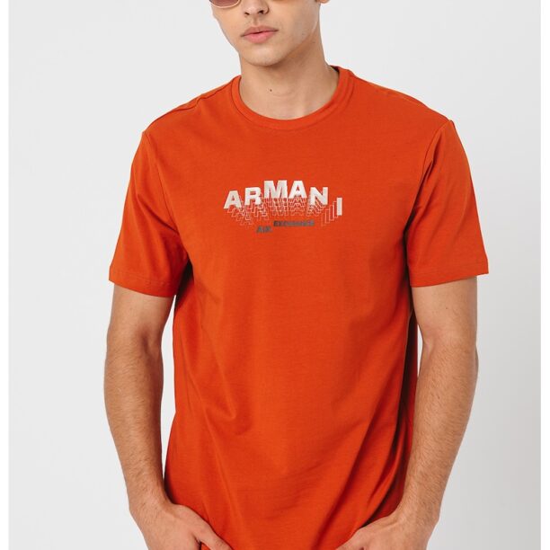 Слим тениска с лого ARMANI EXCHANGE