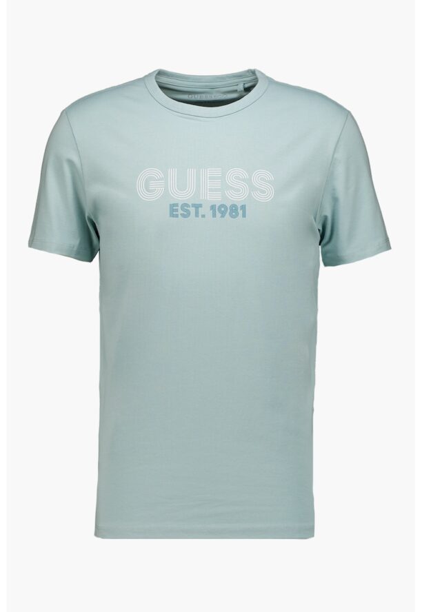 Слим тениска с лого GUESS