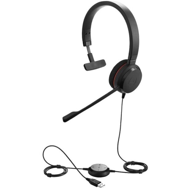 Слушалки Jabra Evolve 20 MS Mono USB NC