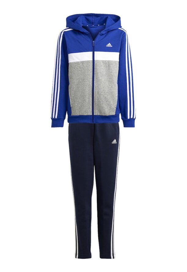 Спортен екип с цип и цветен блок adidas Sportswear