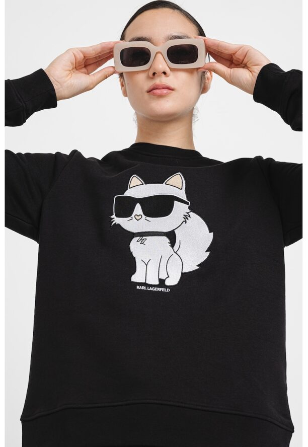 Суитшърт Ikonik 2.0 Choupette Karl Lagerfeld