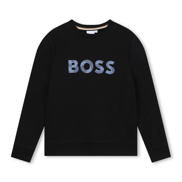 Суитшърт с овално деколте BOSS Kidswear