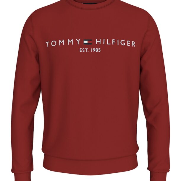 Суитшърт с органичен памук и лого Tommy Hilfiger