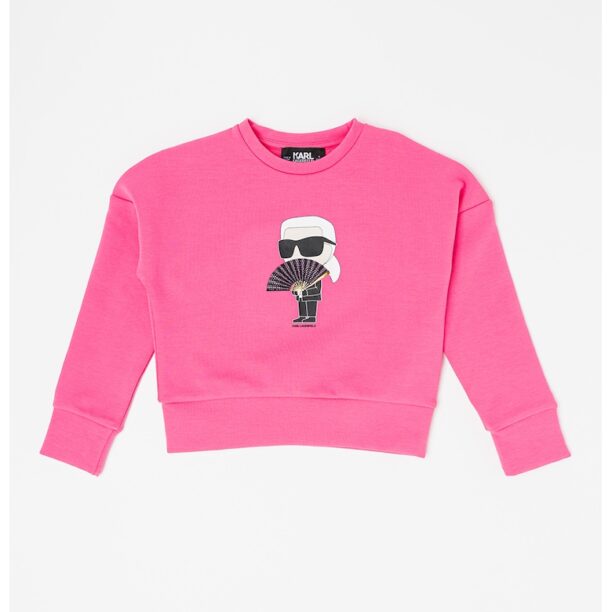 Суитшърт с принт KARL LAGERFELD KIDS