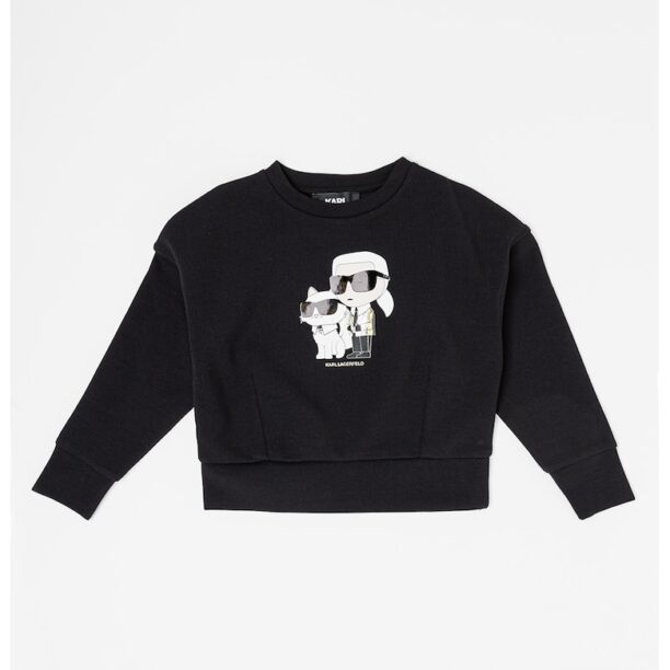 Суитшърт с принт KARL LAGERFELD KIDS