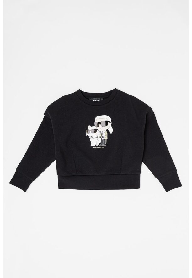 Суитшърт с принт KARL LAGERFELD KIDS