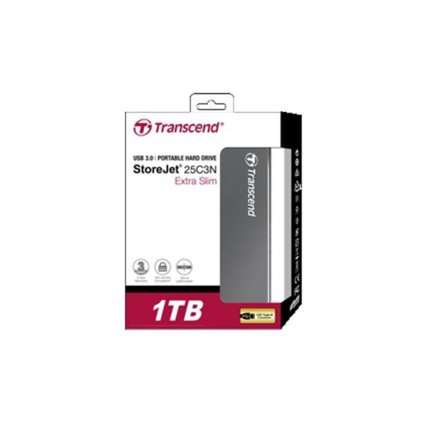 Твърд диск 1TB Transcend StoreJet