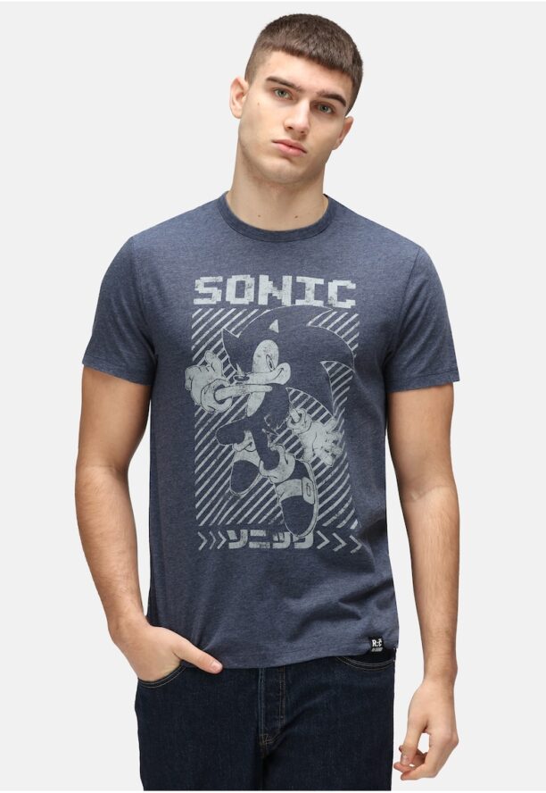 Тениска Sonic The Hedgehog Mono Japan 5471 с овално деколте Recovered