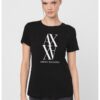 Тениска с контрастно лого ARMANI EXCHANGE