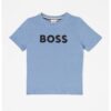 Тениска с лого BOSS Kidswear