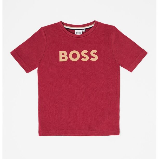 Тениска с лого BOSS Kidswear