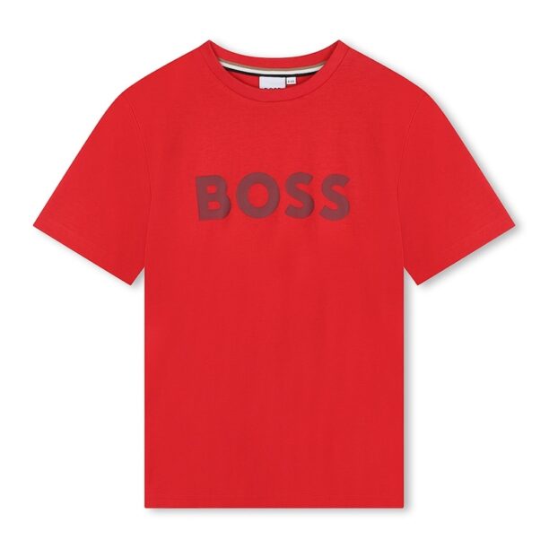 Тениска с лого BOSS Kidswear