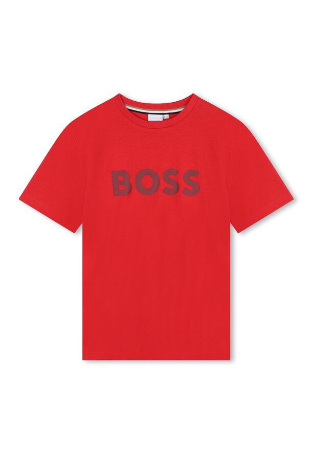 Тениска с лого BOSS Kidswear