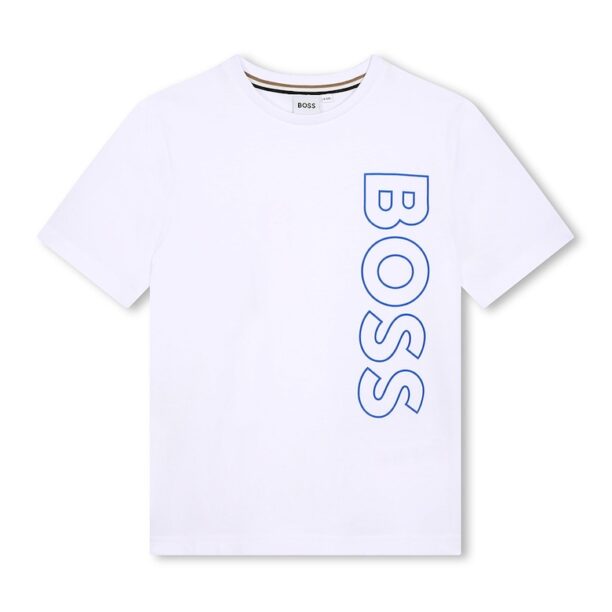 Тениска с лого BOSS Kidswear