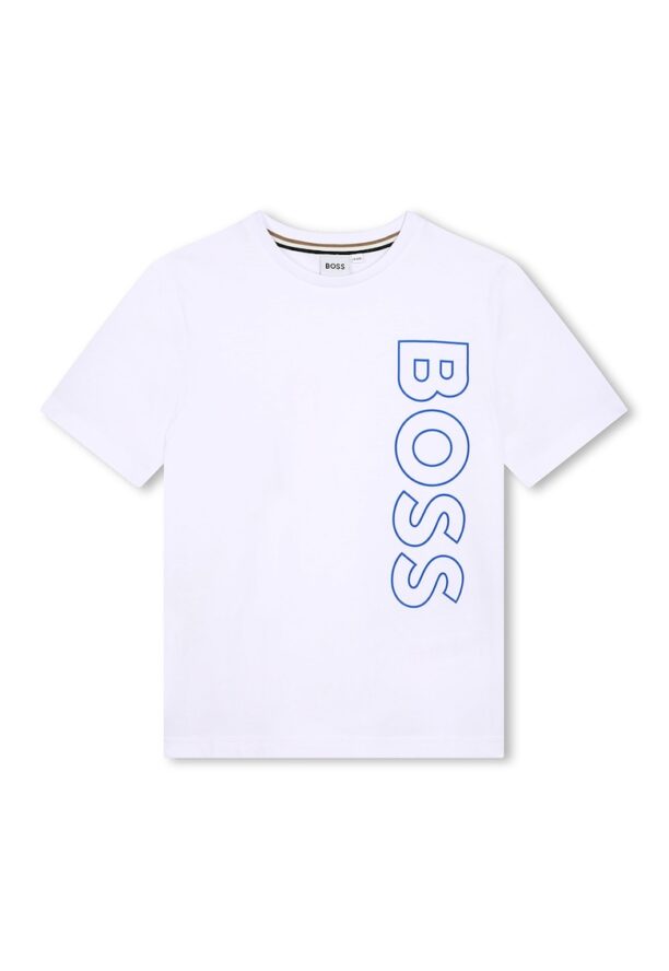 Тениска с лого BOSS Kidswear