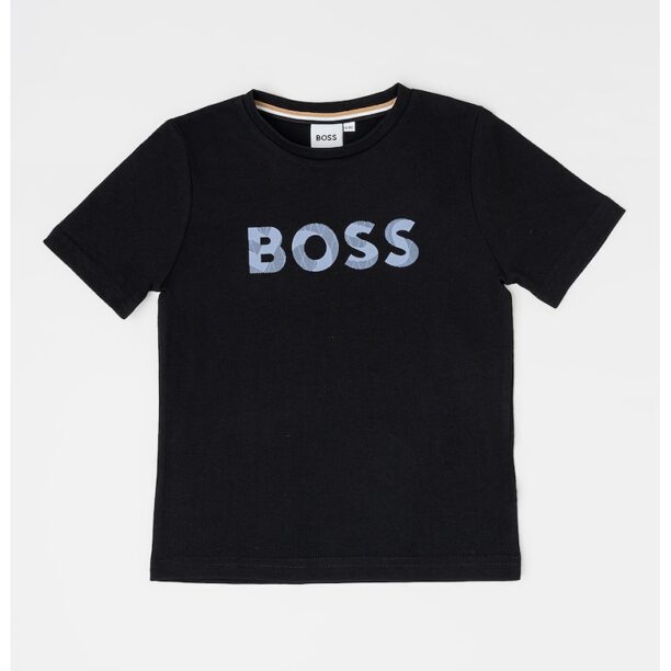 Тениска с лого BOSS Kidswear