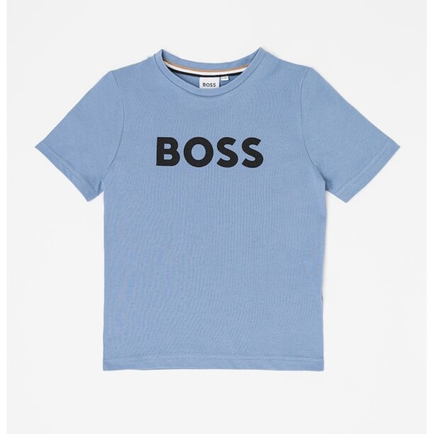 Тениска с лого BOSS Kidswear