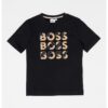 Тениска с лого BOSS Kidswear