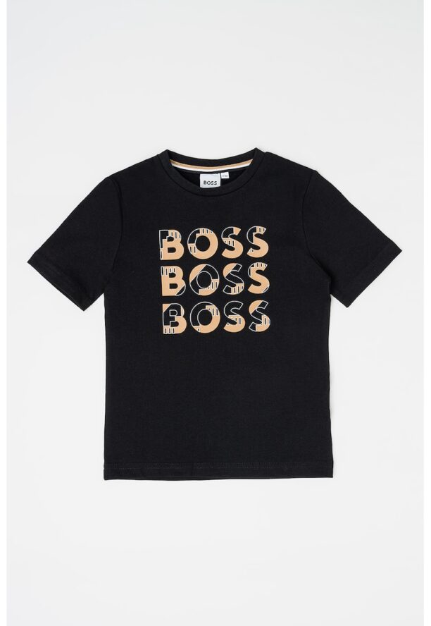 Тениска с лого BOSS Kidswear