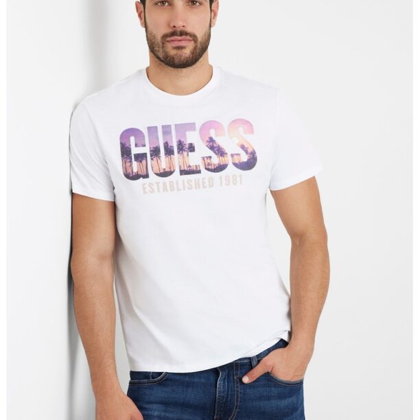 Тениска с лого GUESS