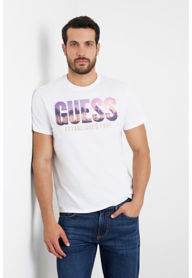 Тениска с лого GUESS