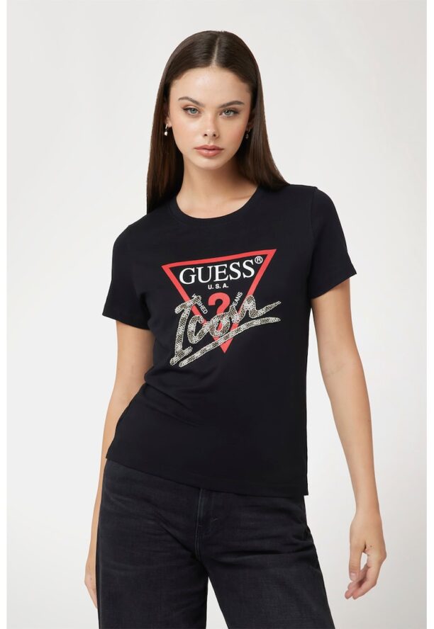 Тениска с лого GUESS