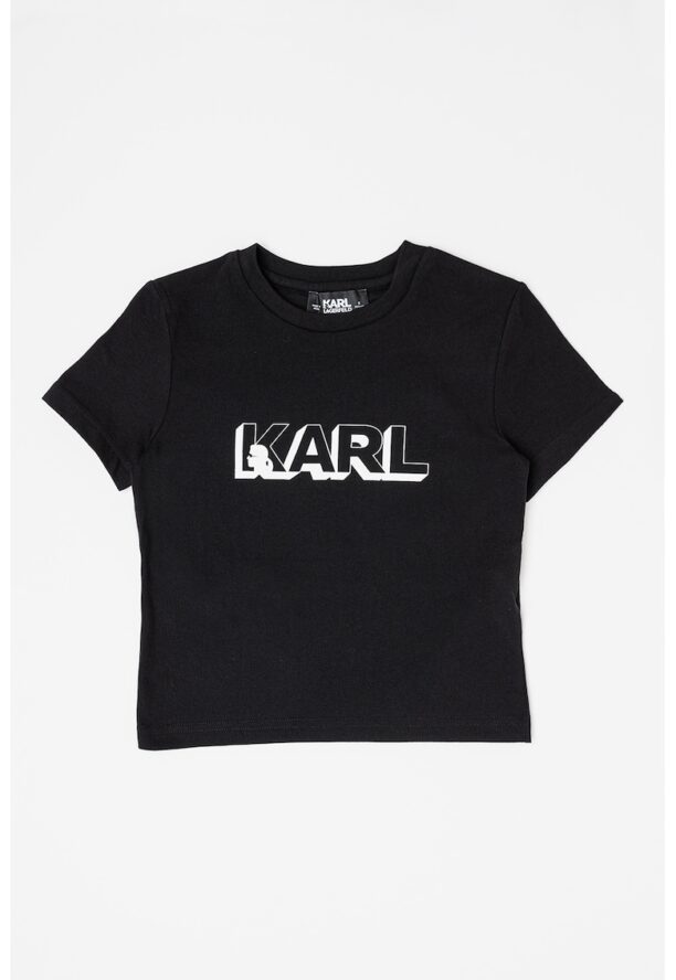 Тениска с лого KARL LAGERFELD KIDS