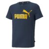 Тениска с лого и овално деколте Puma