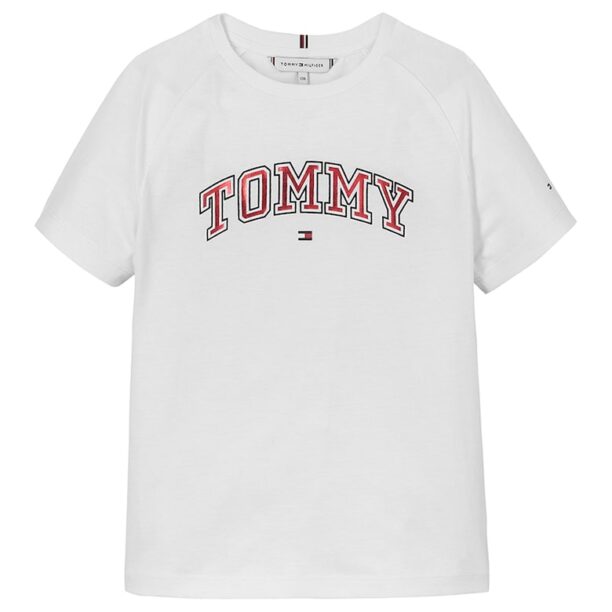 Тениска с лого и ръкави реглан Tommy Hilfiger