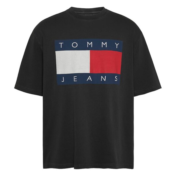 Тениска с лого и свободна кройка Tommy Jeans