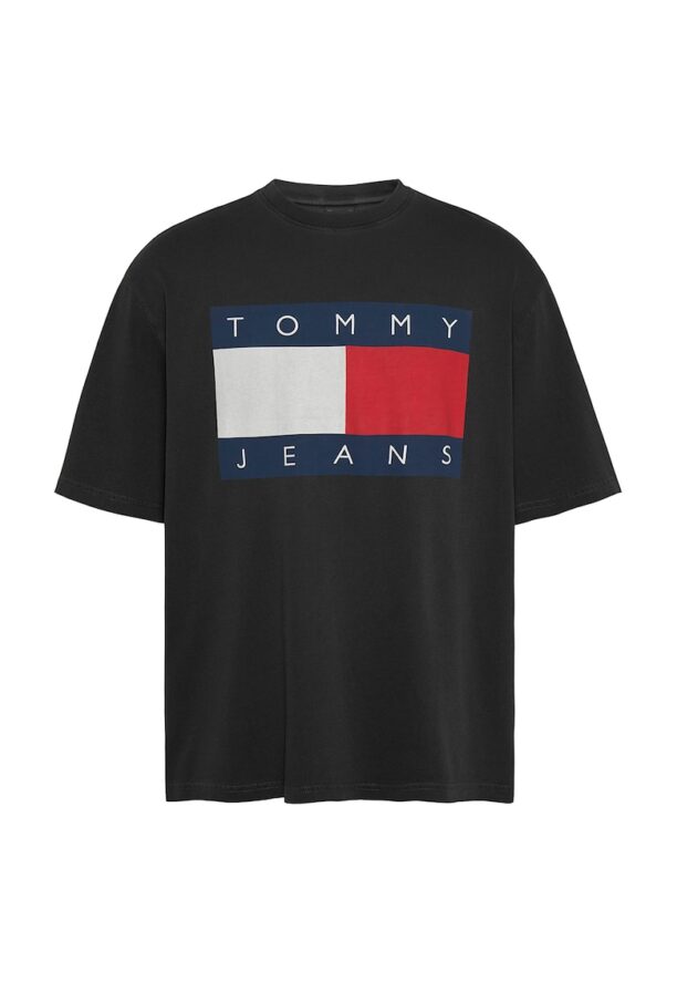 Тениска с лого и свободна кройка Tommy Jeans