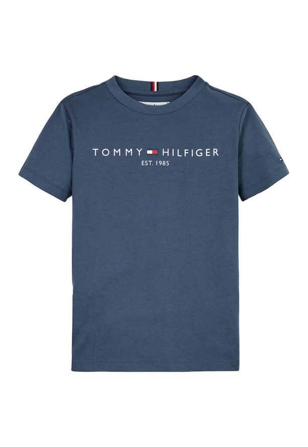 Тениска с овално деколте с лого Tommy Hilfiger