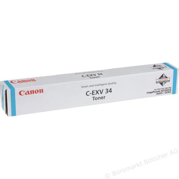 Тонер касета за Canon iR ADV C2020i/C2020L/C2030 - Cyan - P№ CF3783B002 - C-EXV-34 - 19000 к. цена