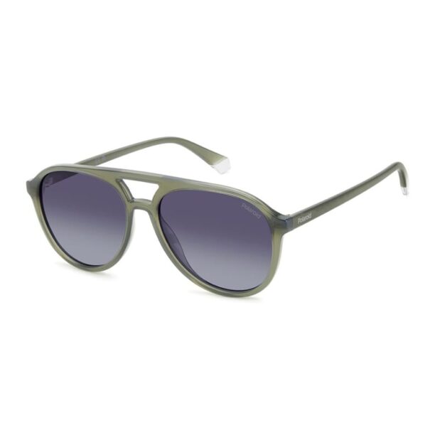 Polaroid Унисекс слънчеви очила Aviator с плътни стъкла