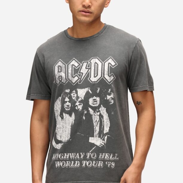 Унисекс тениска ACDC Highway to Hell World Tour 7593 с принт Recovered