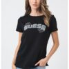 Фитнес тениска с бродирано лого GUESS