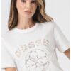 Фитнес тениска с дантелено лого GUESS