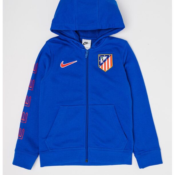 Футболно худи с цип и лого Atlético Madrid Nike