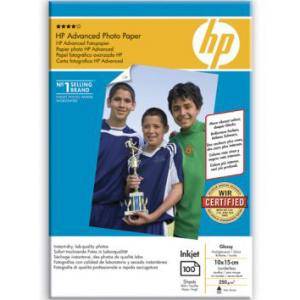 Хартия HP Advanced Glossy Photo Paper 250 g/mІ-10 x 15 cm borderless/100 sht - Q8692A