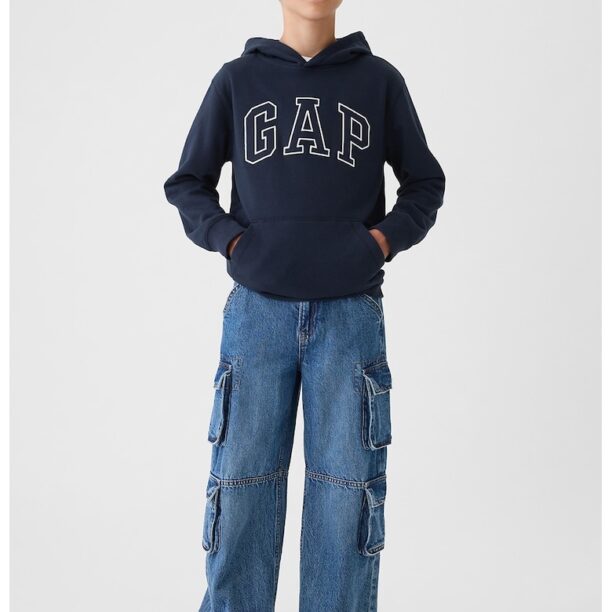 Худи с лого и джоб кенгуру GAP