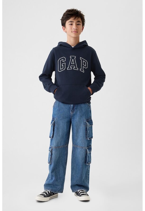 Худи с лого и джоб кенгуру GAP