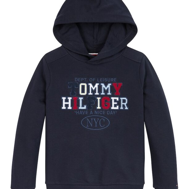 Худи с органичен памук и голямо лого Tommy Hilfiger