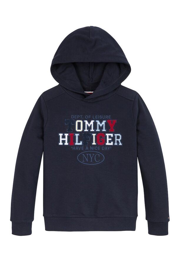 Худи с органичен памук и голямо лого Tommy Hilfiger