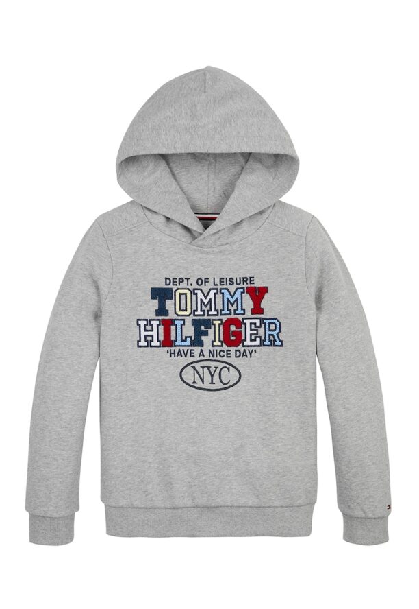 Худи с органичен памук и голямо лого Tommy Hilfiger