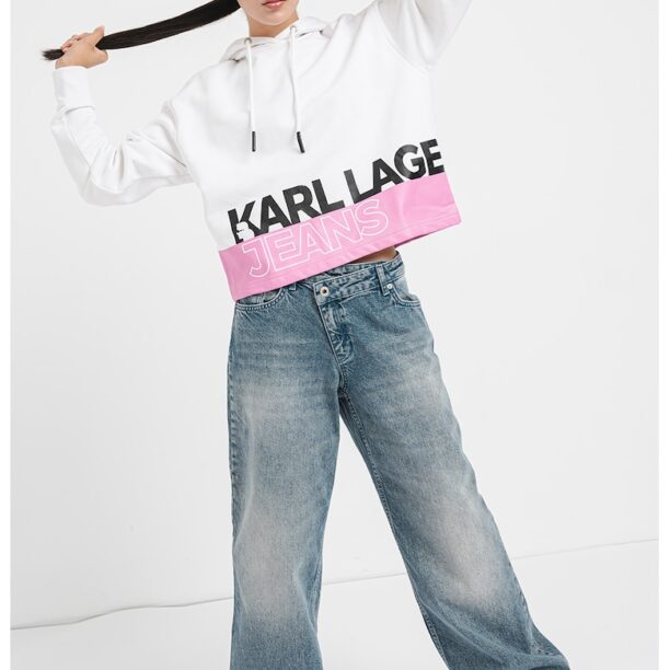 Худи с паднали ръкави и лого KARL LAGERFELD JEANS