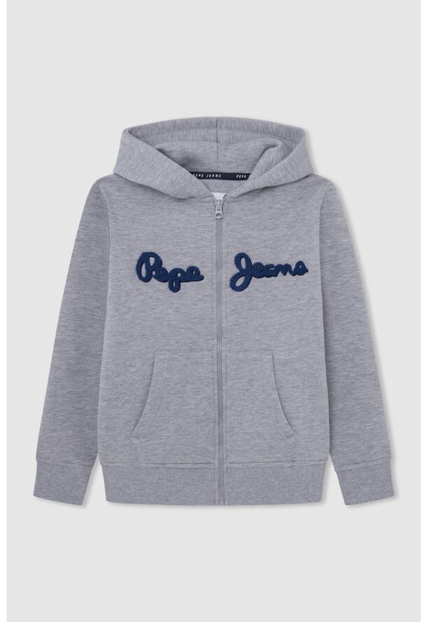 Худи с цип и лого Pepe Jeans London