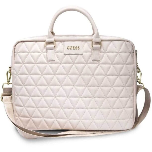 Чанта за лаптоп Guess Quilted Laptop Bag (GUCB15QLPK)